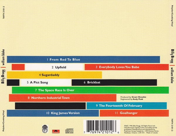 USED CD - Billy Bragg – William Bloke