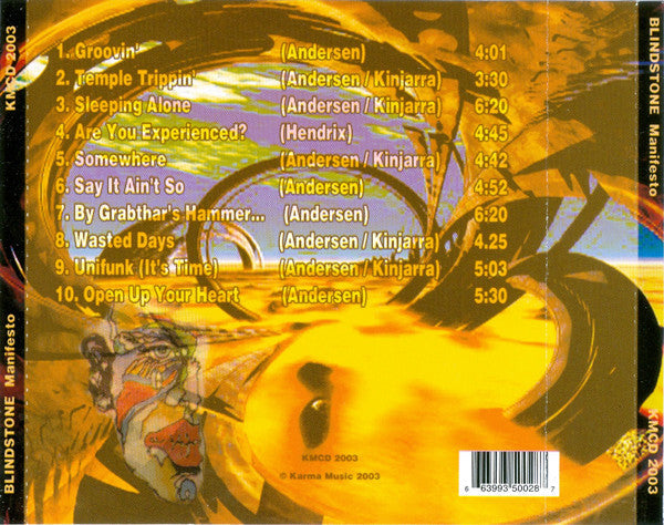 USED CD - Blindstone – Manifesto