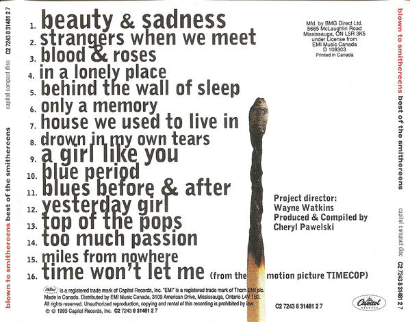 USED CD - The Smithereens – Blown To Smithereens - Best Of The Smithereens