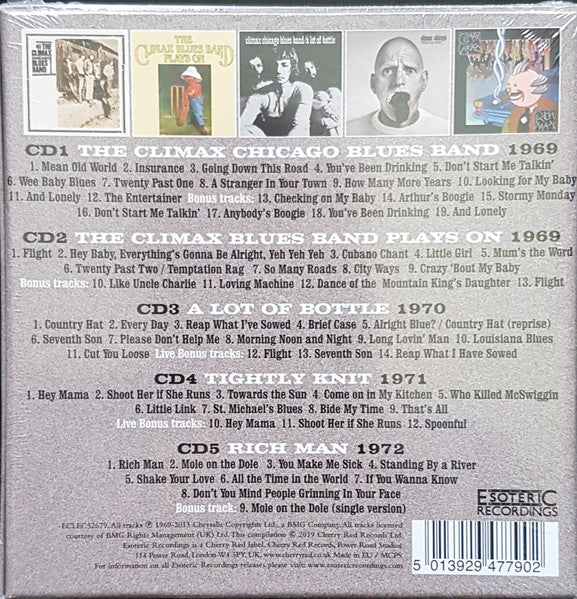 USED 5CD - Climax Blues Band – The Albums 1969-1972
