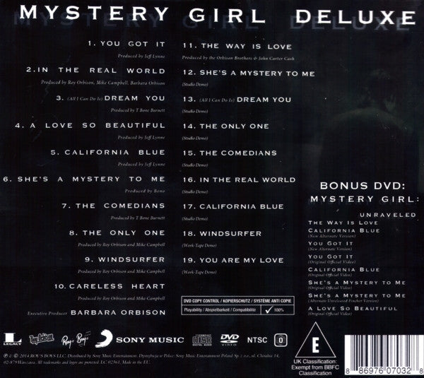 USED CD/DVD - Roy Orbison – Mystery Girl Deluxe Edition