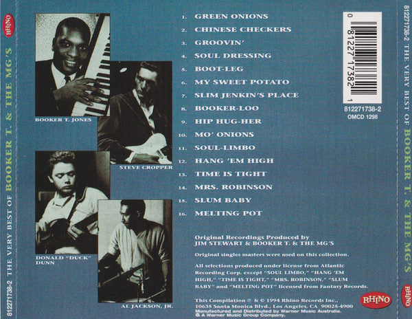USED CD - Booker T & The MG's – The Very Best Of Booker T & The MG's