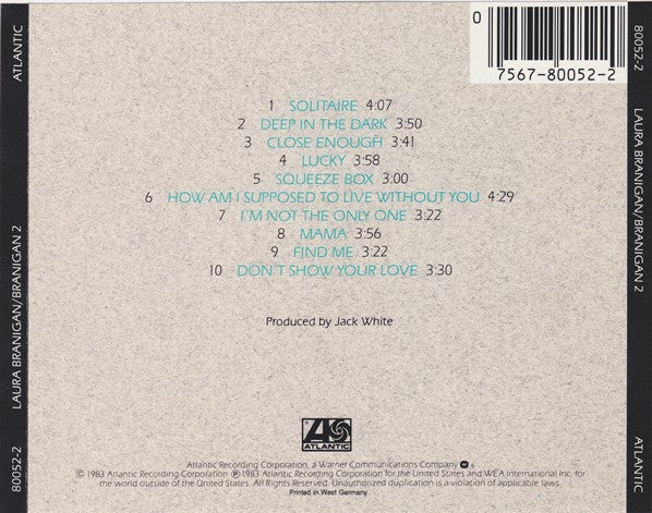 USED CD - Laura Branigan – Branigan 2