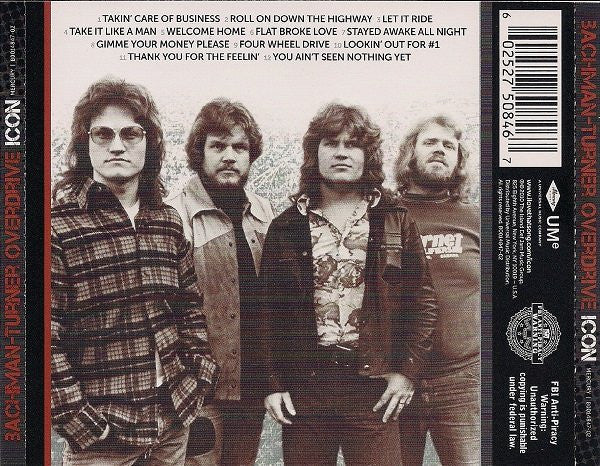 Bachman-Turner Overdrive – Icon - USED CD