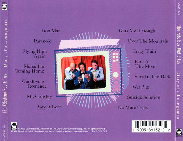 USED CD - The Fabulous Bud E Luv – Diary Of A Loungeman