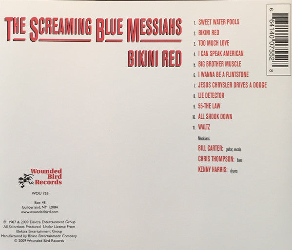 USED CD - The Screaming Blue Messiahs – Bikini Red