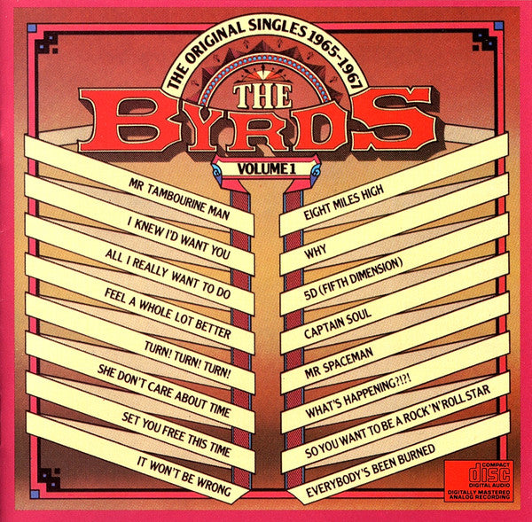 USED CD - The Byrds – The Original Singles 1965-1967 Volume 1