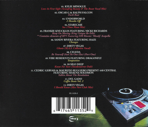 USED CD - Various – Dirty Vegas Sound System - A Night At The Tables