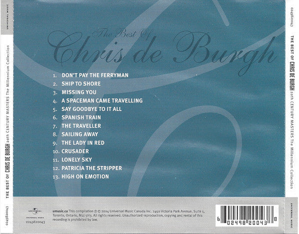 USED CD - Chris de Burgh – The Best Of Chris De Burgh