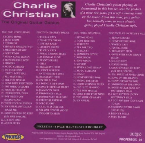 USED 4CD - Charlie Christian – The Original Guitar Genius