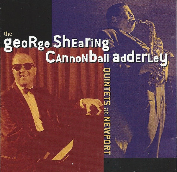 USED CD - The George Shearing Quintet, The Cannonball Adderley Quintet – The George Shearing/Cannonball Adderley Quintets At Newport