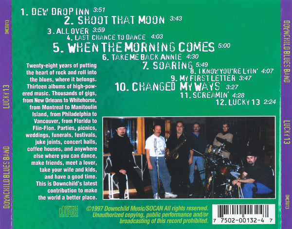 USED CD - Downchild Blues Band – Lucky 13