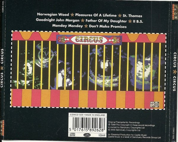 USED CD - Circus – Circus