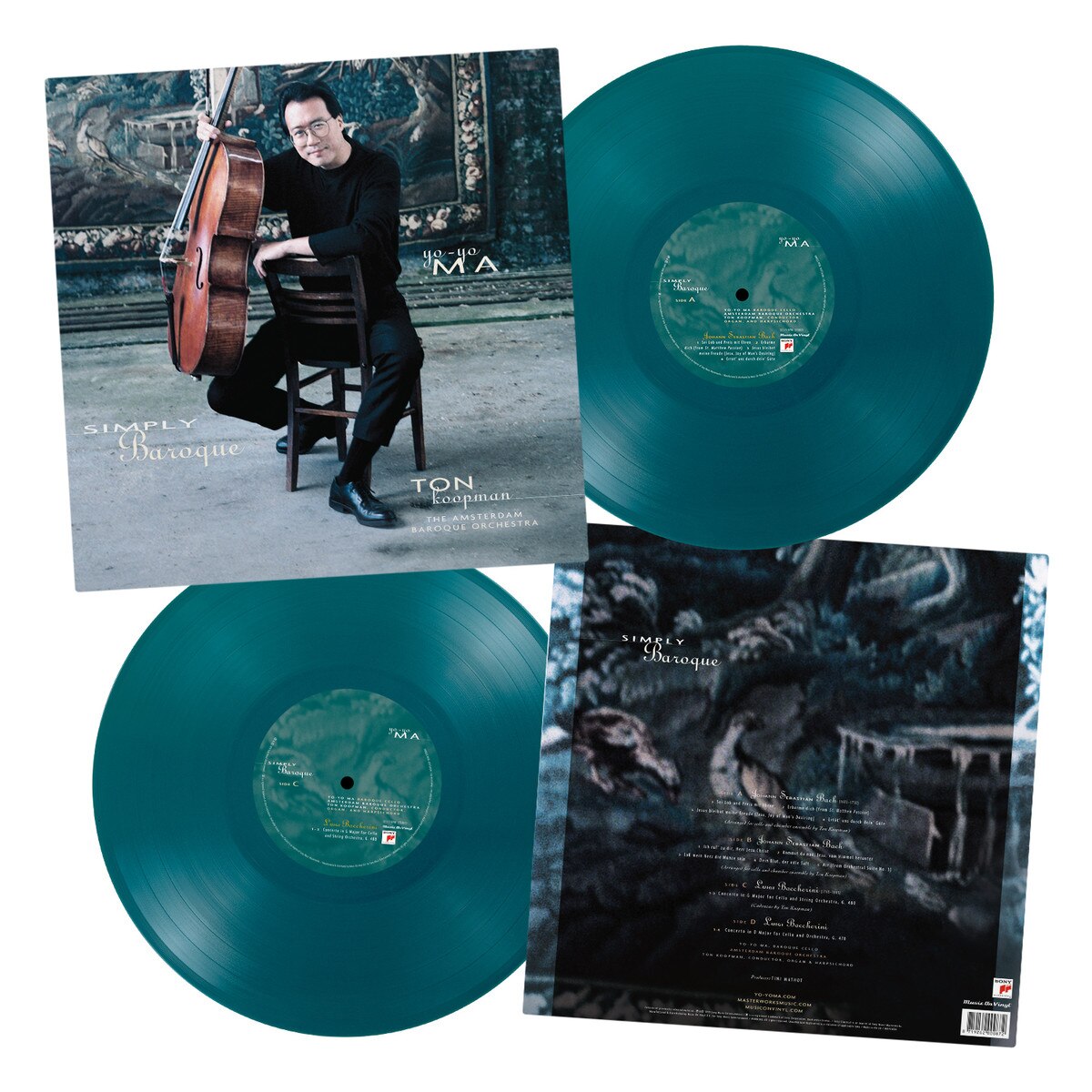 Yo-Yo Ma - Simply Baroque (180G 4PG BOOK NOTES AQUAMARINE VINYL 2xLP) |