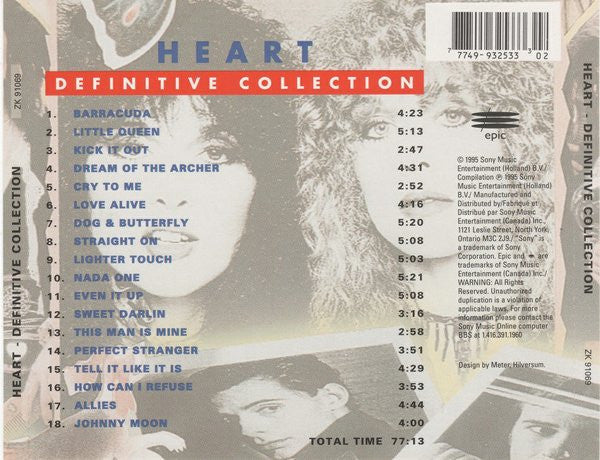 USED CD - Heart – Definitive Collection