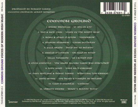 USED CD - Various – Common Ground - Voices Of Modern Irish Music
