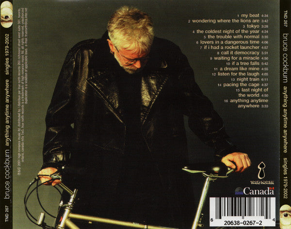 USED CD - Bruce Cockburn – Anything Anytime Anywhere - Singles 1979-2002
