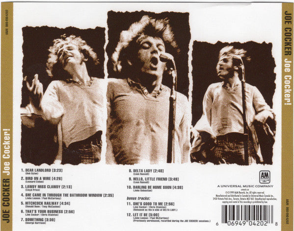 USED CD- Joe Cocker – Joe Cocker!