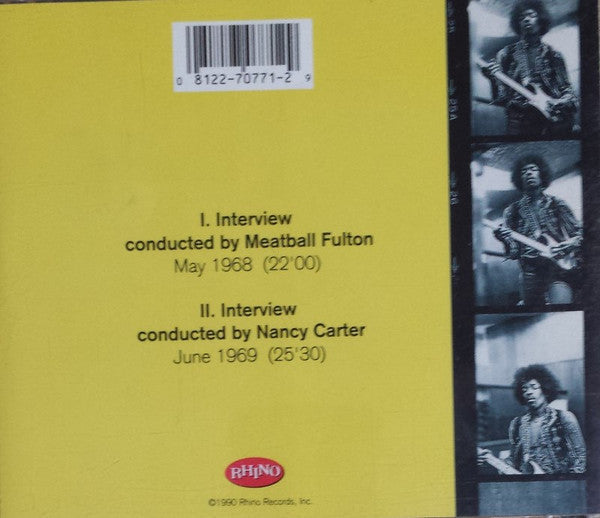 USED CD - Jimi Hendrix – Hendrix Speaks (The Jimi Hendrix Interviews)