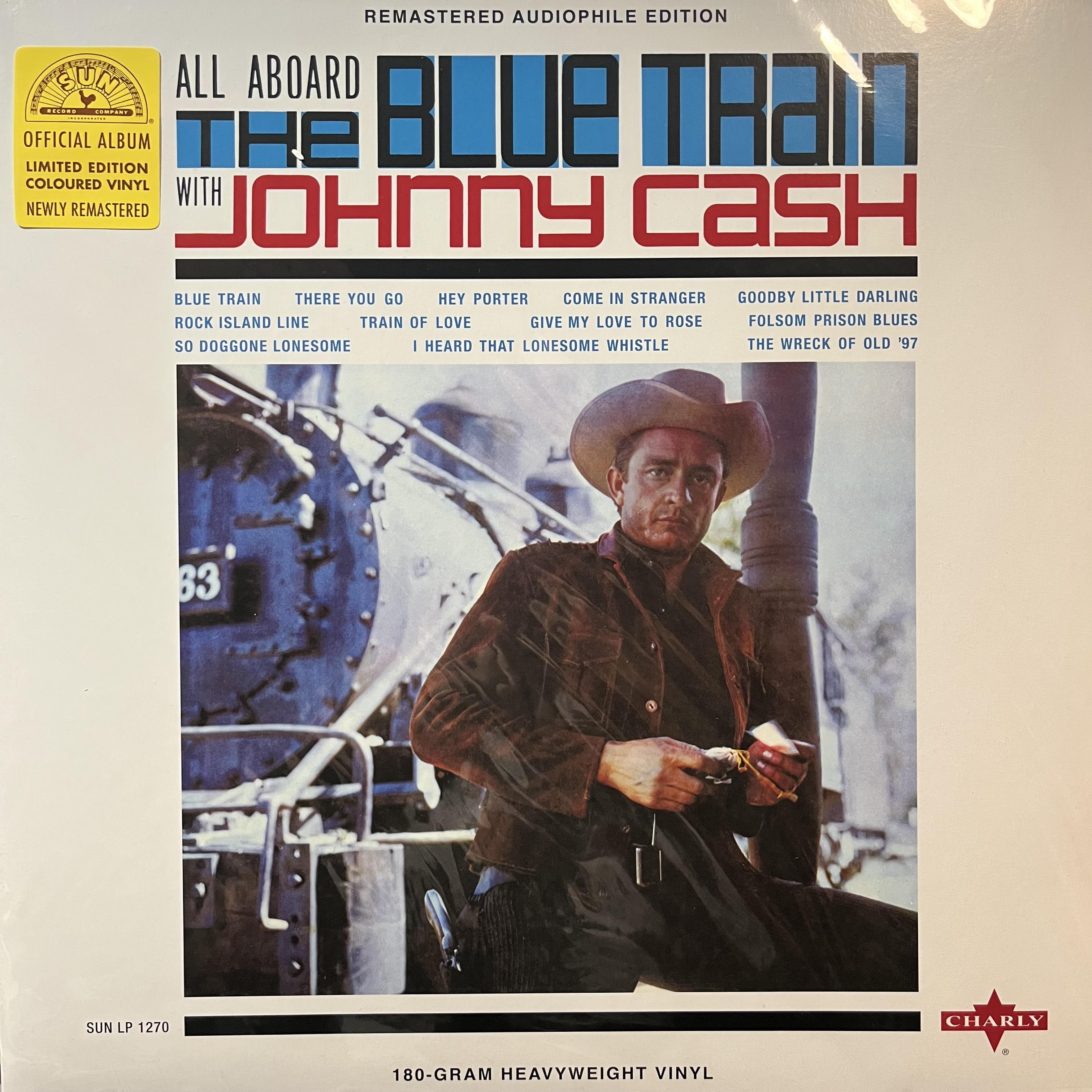 Johnny Cash - All Aboard The Blue Train (COLOR VINYL) | Mint (M) Mint (M)