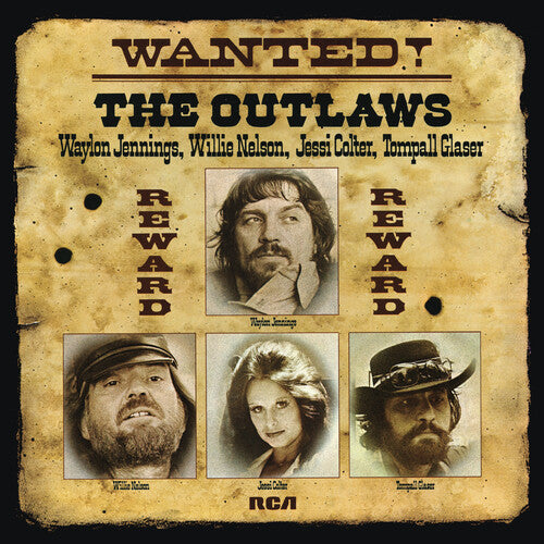 Waylon Jennings & Nelson Colter Glaser - (PRESALE 8/28/26) WANTED! The Outlaws (150G GOLD VINYL LP SONY LEGACY 2026) | NEW Good (G)