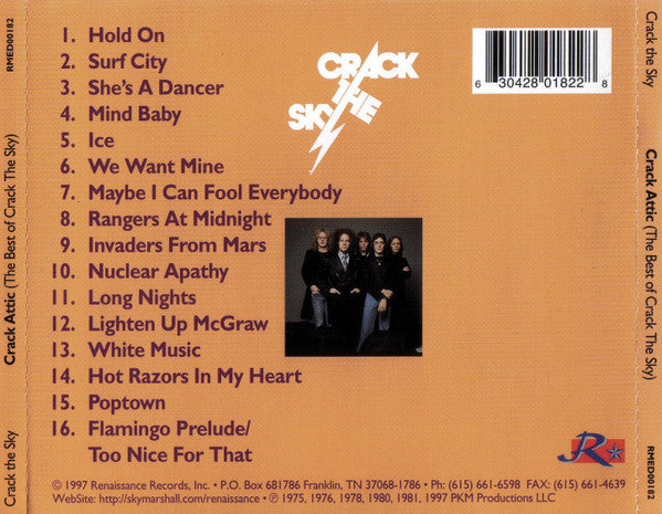 USED CD - Crack The Sky – Crack Attic (The Best Of Crack The Sky)
