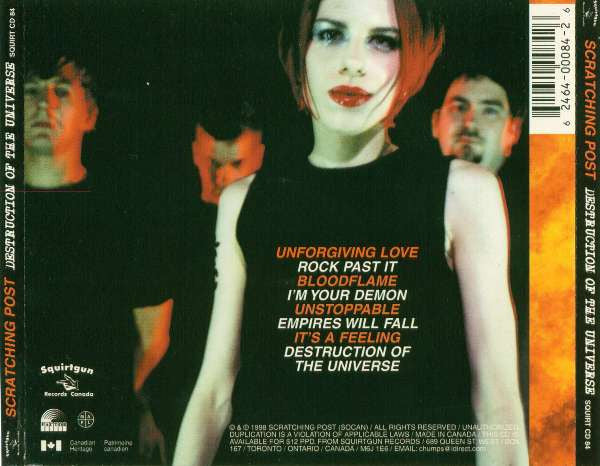 USED CD - Scratching Post – Destruction Of The Universe