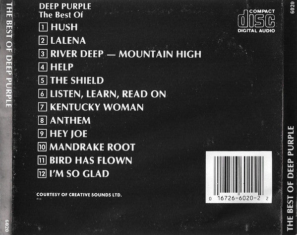 USED CD - Deep Purple - The Best Of (Creative Sounds)