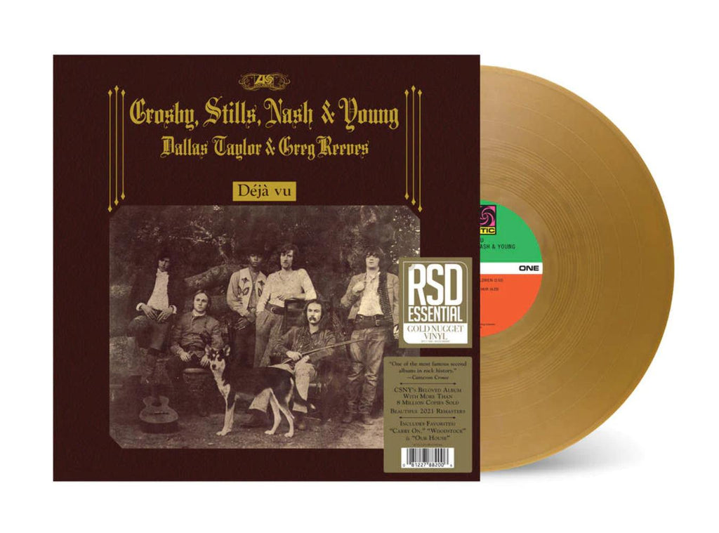 Crosby Stills Nash & Young - Deja Vu (RSD IEX Gold Nugget VINYL LP Rhino RNTH882006) | NEW