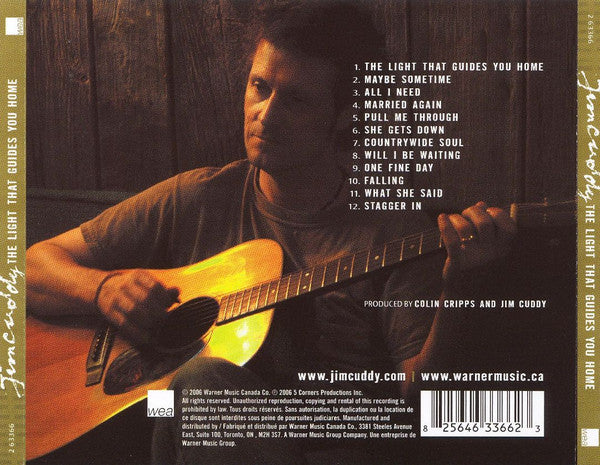 USED CD - Jim Cuddy – The Light That Guides You Home