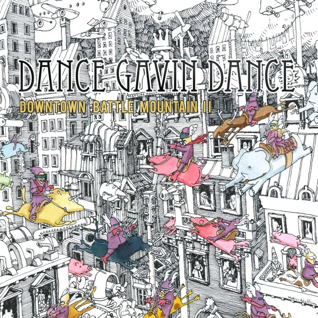 Dance Gavin Dance - Downtown Battle Mountain Ii (15th Anniversary Light Blue Glitter VINYL LP Rise RISE245123) | NEW
