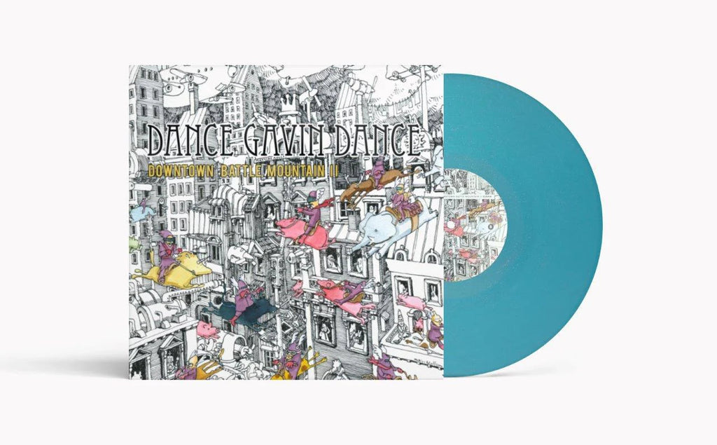Dance Gavin Dance - Downtown Battle Mountain Ii (15th Anniversary Light Blue Glitter VINYL LP Rise RISE245123) | NEW