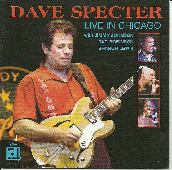 USED CD - Dave Specter With Jimmy Johnson, Tad Robinson, Sharon Lewis– Live In Chicago