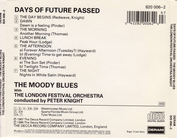 USED CD - The Moody Blues – Days Of Future Passed