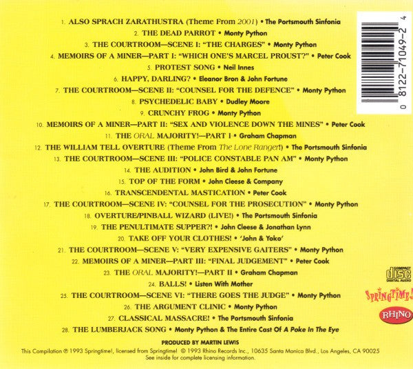 USED CD - Various – Dead Parrot Society: The Best Of British Comedy