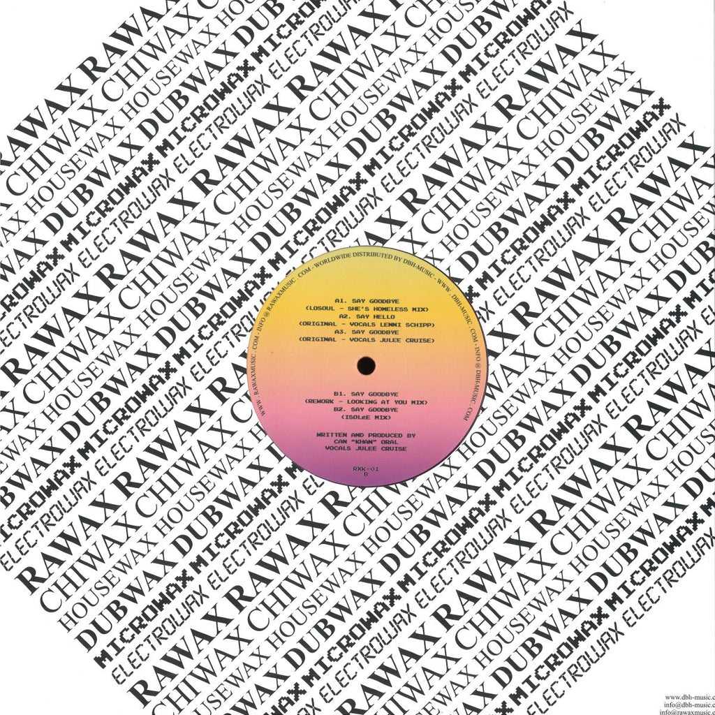 Khan feat. Julee Cruise - Say Goodbye (PURPLE VINYL 12" Rawax Records RXK-01P) | NEW Mint (M) Mint (M)