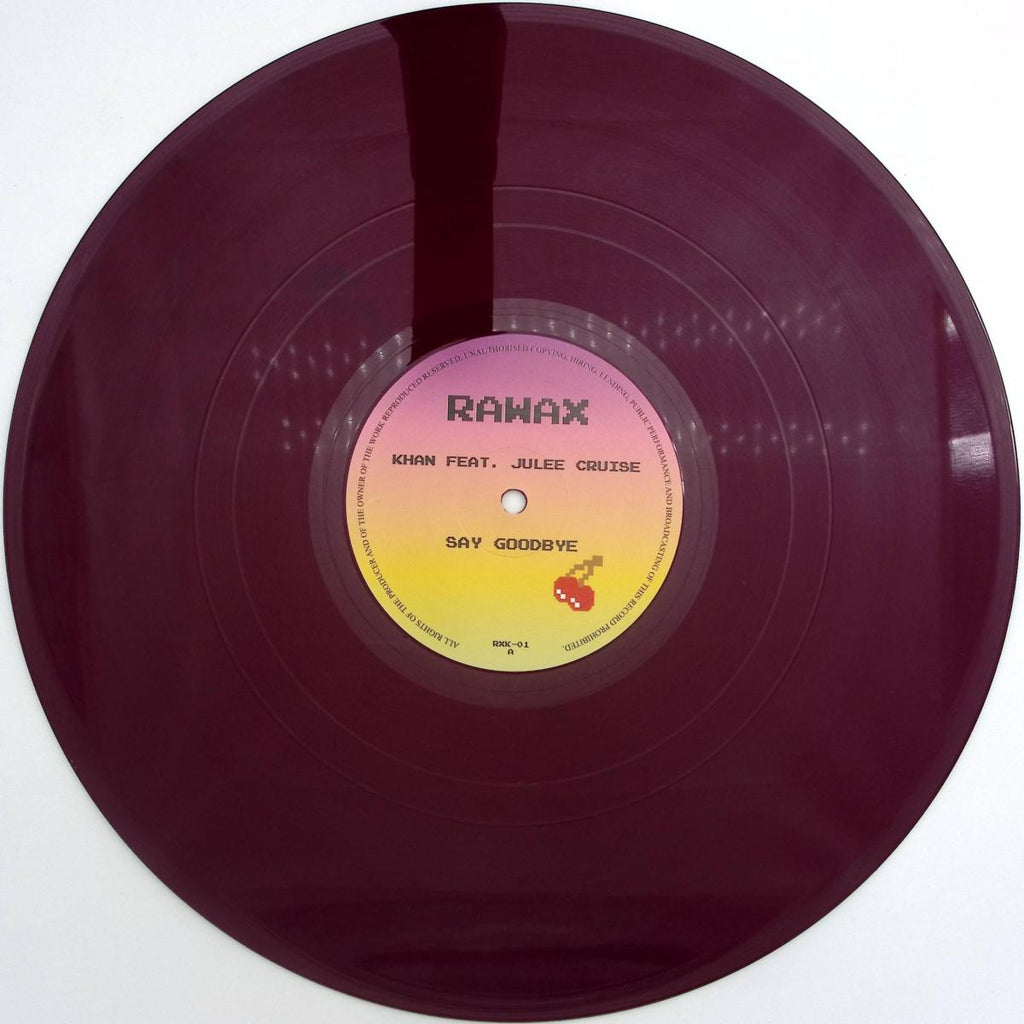 Khan feat. Julee Cruise - Say Goodbye (PURPLE VINYL 12" Rawax Records RXK-01P) | NEW Mint (M) Mint (M)