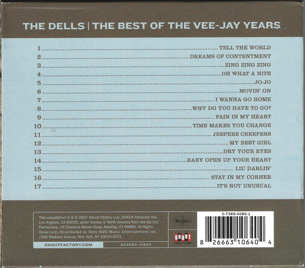 USED CD - The Dells – The Best Of The Vee-Jay Years
