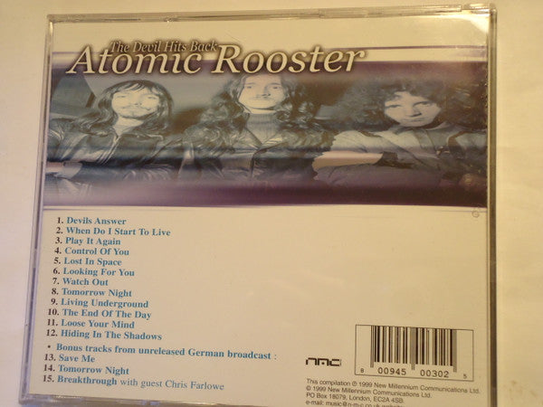 USED CD - Atomic Rooster – The Devil Hits Back