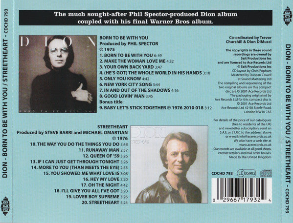 USED CD - Dion – Born To Be With You / Streetheart