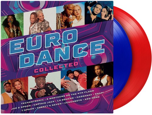 Various Artists - Eurodance Collected (CLEAR BLUE/RED VINYL 2LP MOVLP3720 Music on Vinyl 2026) | NEW