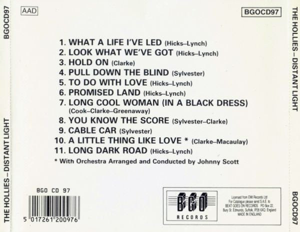 USED CD - The Hollies – Distant Light