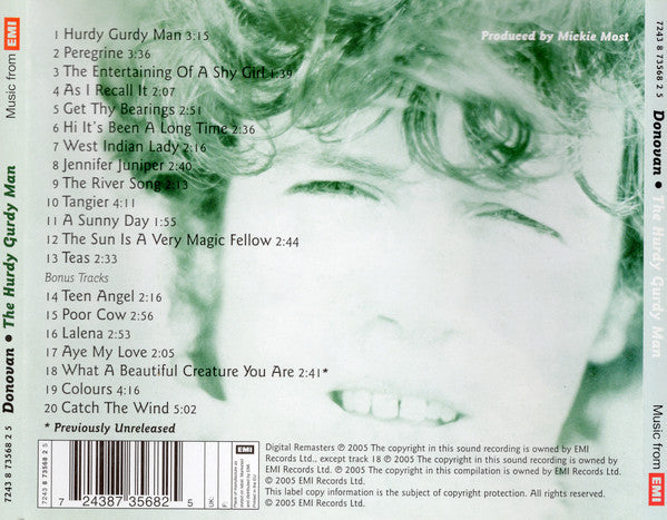 USED CD - Donovan – The Hurdy Gurdy Man