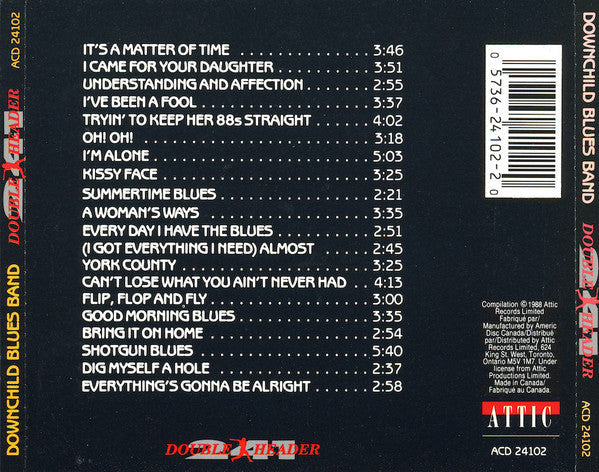 USED CD - Downchild Blues Band – Double Header