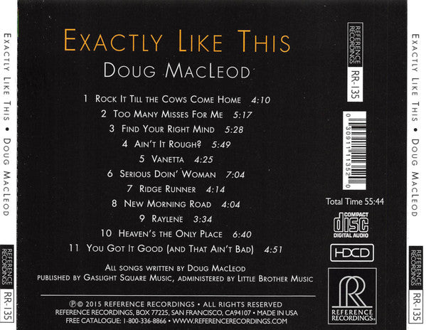 USED CD - Doug MacLeod – Exactly Like This