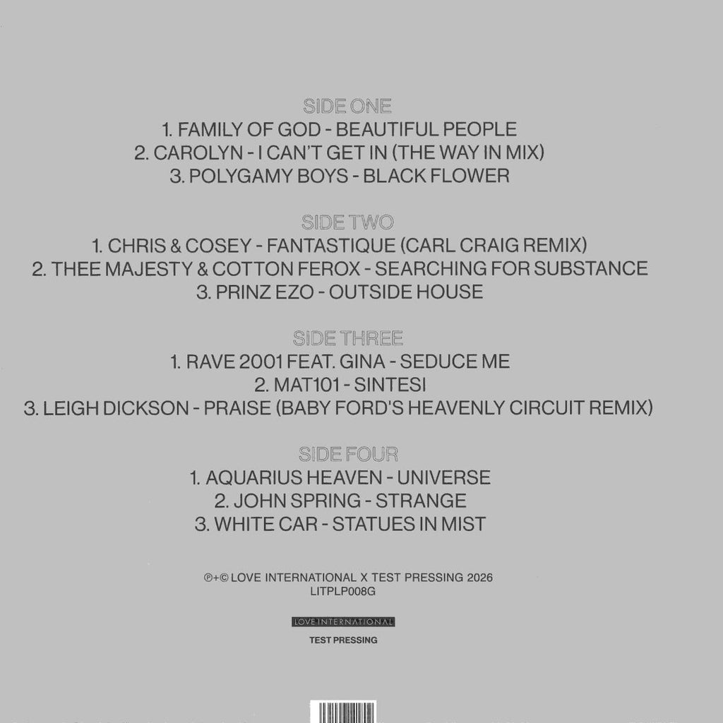 Various - Ivan Smagghe presents: The Sound of Love International #008 (GREEN VINYL 2x12" Love International Recordings x Test Pressing LITPLP008G 2026) | NEW