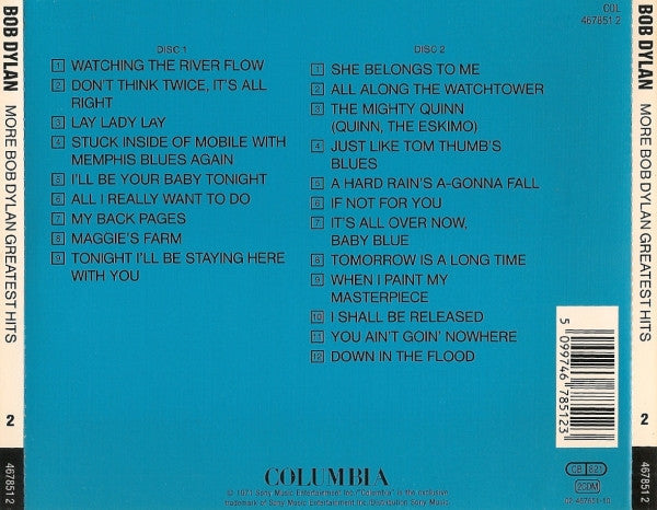 Bob Dylan – More Bob Dylan Greatest Hits - USED 2CD