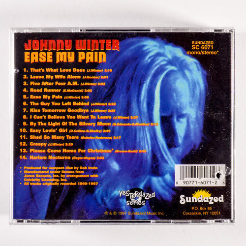 USED CD - Johnny Winter – Ease My Pain