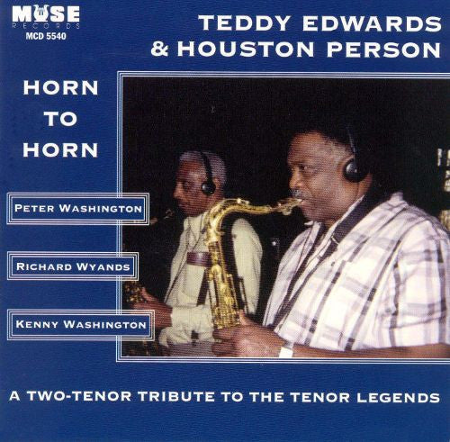 USED CD - Teddy Edwards, Houston Person – Horn To Horn