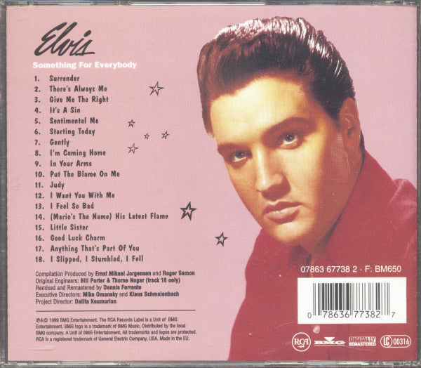 USED CD - Elvis Presley – Something For Everybody